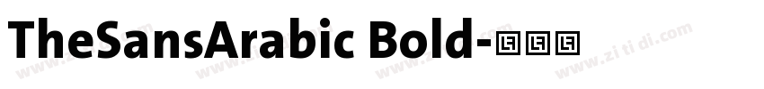 TheSansArabic Bold字体转换 TheSansArabic Bold字体转换